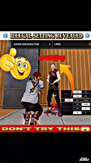 MIL GAYI😱 HACKER SETTING! ⚙️ ABHI LAGAO AUR HACKER BAN JAO ⚠️🎯#settings #ff