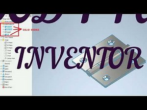 Inventor - Simple Part Design - Split Command - Multibody Part File