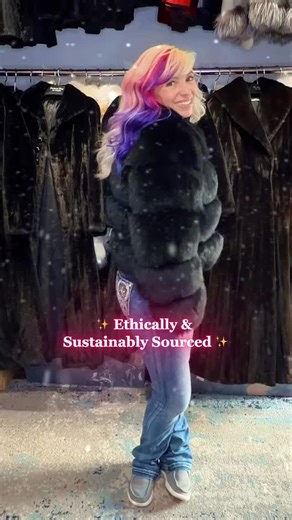 These coats bring color to the long winter season! ☃️ Shop our website to purchase your favorite color 🛍️💕 #furfashion #luxuryfashion #furcoat | Fantasia Furs