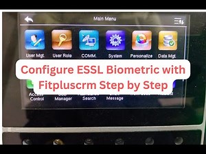 How to Configure Biometric Device with FitCRM | eSSL or ZKTeco Biometric Integration Step-by-Step