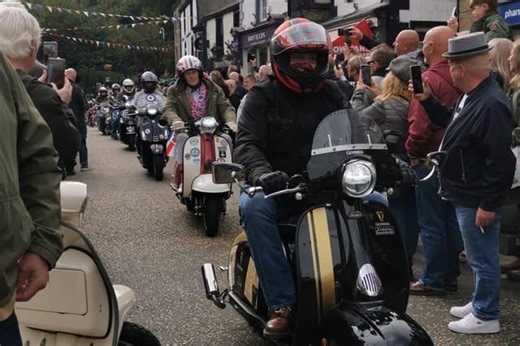 Ribble Valley Scooter Rally rolls into Clitheroe