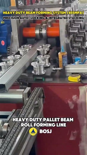 Passion & Precision: Heavy Duty 455MPa Beam Roll Forming Machine with Auto-Stacking