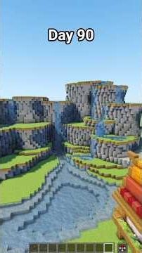 Day 90 | Random Block Generator Challenge #shorts #minecraft