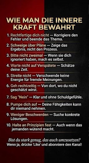 🚀 10 goldene Regeln für eiserne innere Kraft & mentale Stärke!