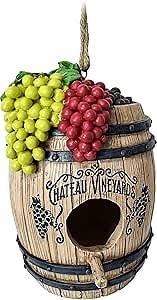 Spoontiques - Birdhouse - Garden Decor - Decorative Bird House for Yard and Garden Decoration - Hanging Novelty for Outdoor Patio - Blue Jay