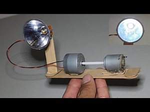 DIY how to make electricity generator easy science project | Experiment