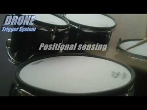 DRONE Drum Trigger System- Positional sensing Demo - Roland TD 12