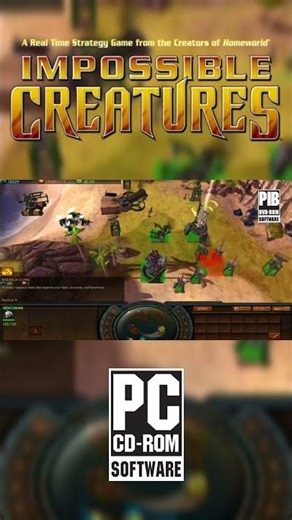 Impossible Creatures (2003) RTS where you splice animals into hybrids on PC #RetroGaming #RTS Gaming