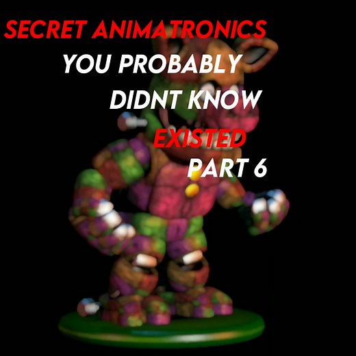 Secret animatronics you probably didnt know existed, part 6 #fnaf #thanksscott #fnafcomunnity #fypシ