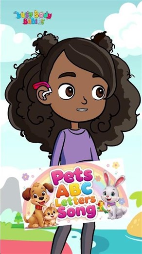 Gaby introduces Pets ABC Letters Song for Kids | Learn Pet Animals A–Z | Busy Body Babies's Pet Song
