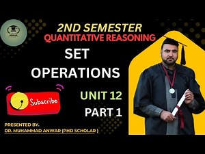 Set Operations Unit 12 Quantitative Reasoning BSN 2nd Semester
