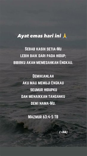 Kasih setia-Mu lebih baik dari pada hidup