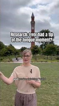 What is a "tip-of-the-tongue" moment? Learn more from our researchers Kat and Sam 🧠