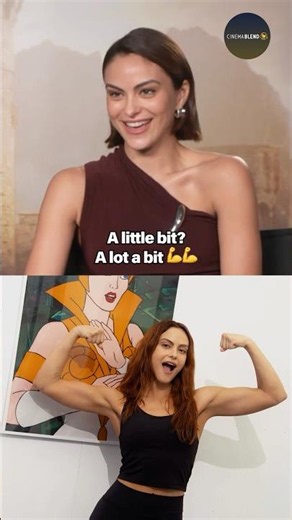 How Camila Mendes Bested 'Masters of the Universe' Costar Nicholas Galitzine At The Gym 💪