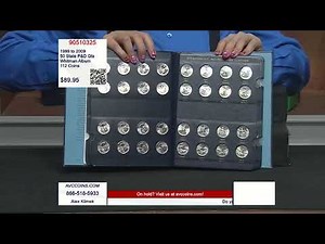 1999 to 2009 50 State P&D Qts in Whitman Album - 112 Coins