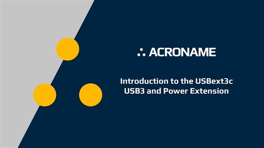 Introduction to the Acroname USBext3c