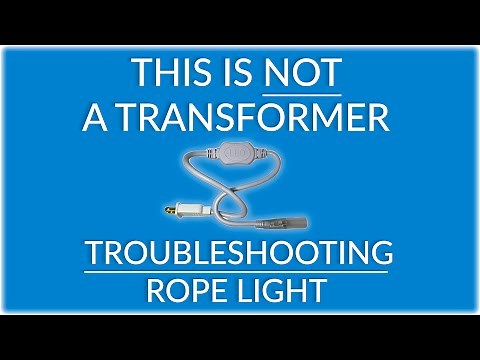 This Is NOT a Transformer | Troubleshooting LED Rope Light | AQLighting
