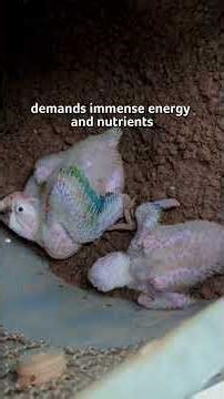 Macaw Chick Feathering, The Great Transformation - MacawCam Episode 5