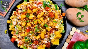 14K views · 912 reactions | Pasta Chaat Recipe By Lip Smacking Food...