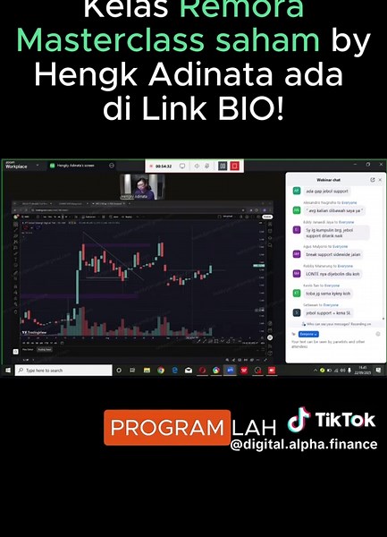 Kelas Remora Masterclass by Hengky Adinata #saham #hengkyadinata #remoratrader