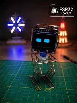 Building a Wireless PC Stat-Monitoring Robot with ESP32-C3 & Bluetooth! (Core Temp / OHM) #diy