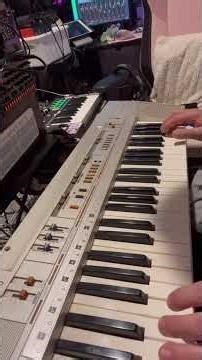 Casiotone CT-310 from 1984. Day one with some FX. #synth #casio 🎛️