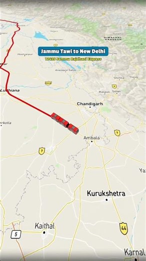 Katra to Delhi in 8 Hours! 🚆 12426 Jammu Rajdhani Express Complete Guide #IndianRailways #Shorts
