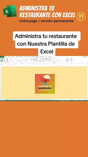 Administra tu restaurante con Excel #excelpro #emprendedores #tiktokexcel #emprendimiento #inventario #recetas #restaurantes