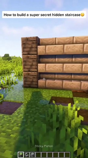 Build a Secret Hidden Staircase in Minecraft