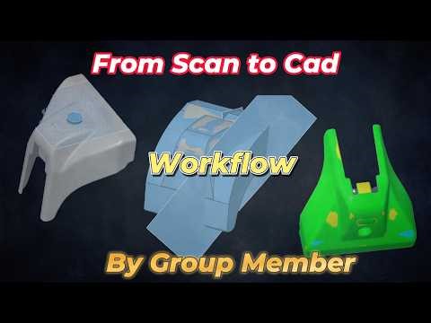 From scan to CAD workflow in Quicksurface (by group member)