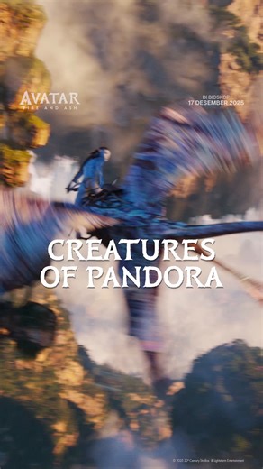 20th Century Studios Indonesia on Instagram: "Mana creature yang paling bikin kamu amazed? Avatar: Fire and Ash segera hadir di bioskop, 17 Desember 2025. Rasakan keajaiban Pandora di layar lebar! #AvatarFireAndAsh"