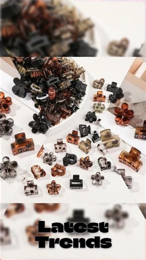 Mini Flower Hair Clips Pack Creaseless Claw Clips For Bangs