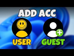 How To Make Guest Account in Windows 11 | How To Create New User Acc in Windows 11