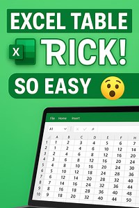 3.5M views · 43K reactions | Make a 1-10 Multiplication Table in MS...