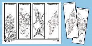 Mindfulness Colouring Bookmarks