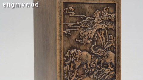wooden urns ashes human cremation adult wood urn male dad burial large female men adults Box (elephant 250lbs)