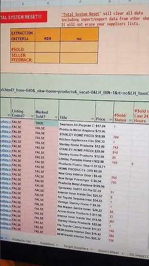 eBay Product Hunting with an Automated Google Sheet