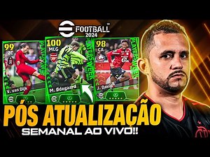 🚨🔥 PÓS ATUALIZAÇÃO SEMANAL AO VIVO | JOGANDO O ROUND 2 DO CHAMPIONSHIP OPEN | EFOOTBALL 2024