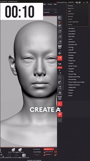 How to blend 2 heads together in ZBrush
