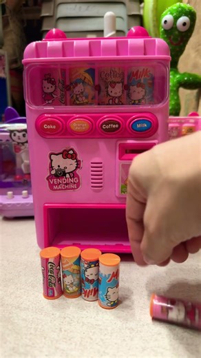 👌LETS REFILL CUTE MINI VENDING MACHINE TOYS👌 #satisfying #asmr #shorts #trending