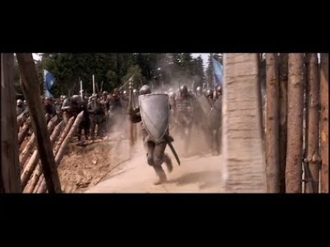 The Drawbridge Is Closed! Not For Long - Scene From 1999 Movie The Messenger: Story Of Joan Of Arc