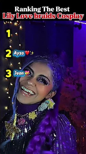 Ranking the best Lily love braids cosplay #cosplay #poppyplaytime #lilovebraids #lilylovebraids