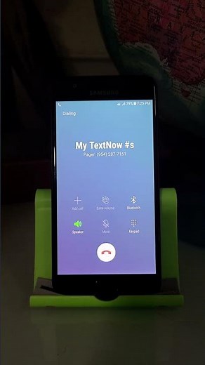 Samsung Galaxy J3 2018 dialing