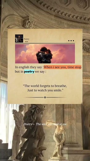 When i see you time stop #poetry #love #soulmate#lovepoetry #quotes
