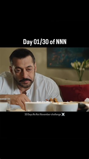 @zen.bro.official on Instagram: "Day 01: Abhi tak sab theek hai... par kab tak? 😏 NNN challenge chal raha hai bhai! Tum log bhi join karo, saath me struggle karte hain 😂 . . Follow for more updates @zen.bro.official 💌 . . . . . . Follow karo mujhe daily updates ke liye 👀💪 #NNN #Day1 #Relatable #NoNutNovember #ChallengeAccepted #Discipline #SelfControl #StayStrong #MensMentalHealth #FocusMode #Motivation #FunnyReels #TrendingNow #InstaChallenge #LetsGo #zenbro #viral #explorepage #fypppppppp