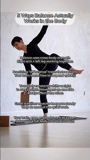 5 Ways Balance Actually Works in the Body #shorts #balanceexercise #functionalstrength #mobility