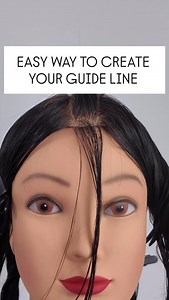 Create your guide length at the focal point of your haircut and work from it. Use your clients facial features, hair type and texture to determine your length and use that guide to create the length of your fringe/layering. | Alex Walker