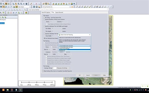 globalmapper合并输出dom