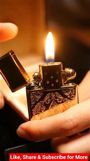 🔥 Antique Lighter EXPLODES – Watch Till End #viral #shorts #asmr