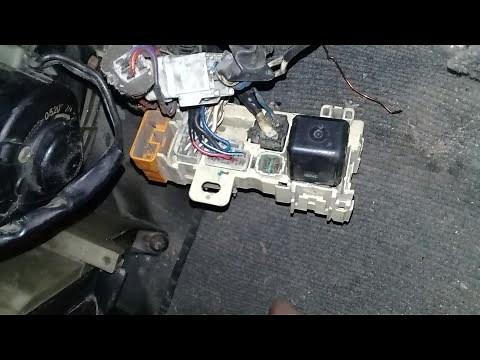 Corolla AC blower motor relay diagram